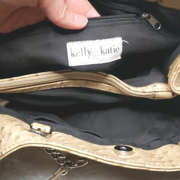 Kelly & Katie Ellison Ostrich Tote tan - Picture 6 of 8